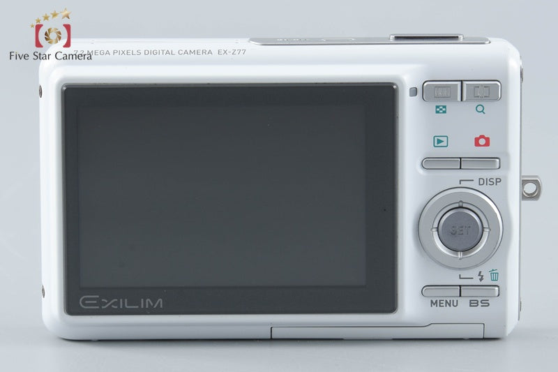 CASIO EXILIM EX-Z77 White 7.2 MP Digital Camera from Japan