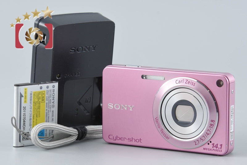 Sony Cyber-Shot DSC-W350 Pink 14.1 MP Digital Camera [Japanese Language Only]