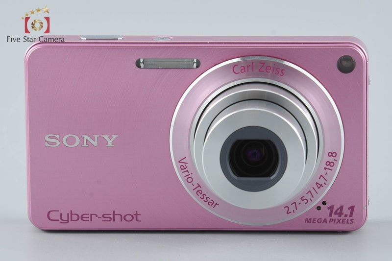 Sony Cyber-Shot DSC-W350 Pink 14.1 MP Digital Camera [Japanese Language Only]