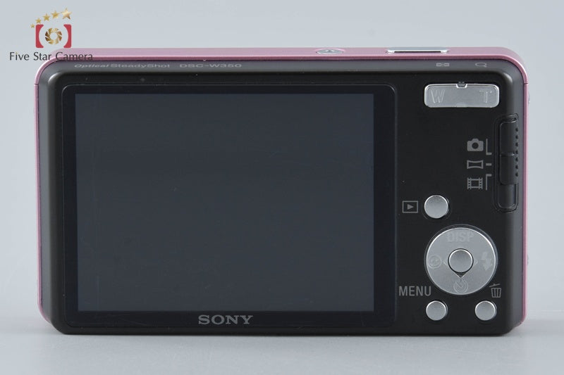 Sony Cyber-Shot DSC-W350 Pink 14.1 MP Digital Camera [Japanese Language Only]