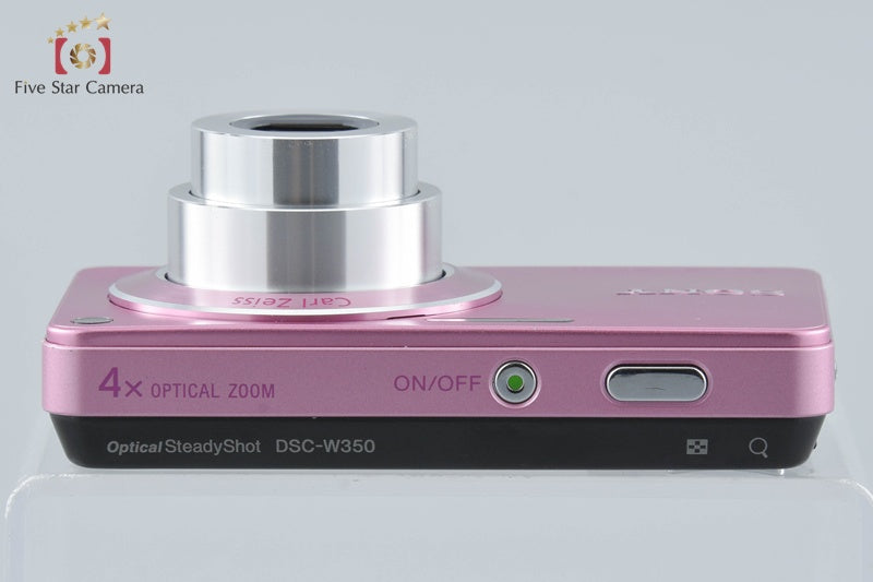 Sony Cyber-Shot DSC-W350 Pink 14.1 MP Digital Camera [Japanese Language Only]