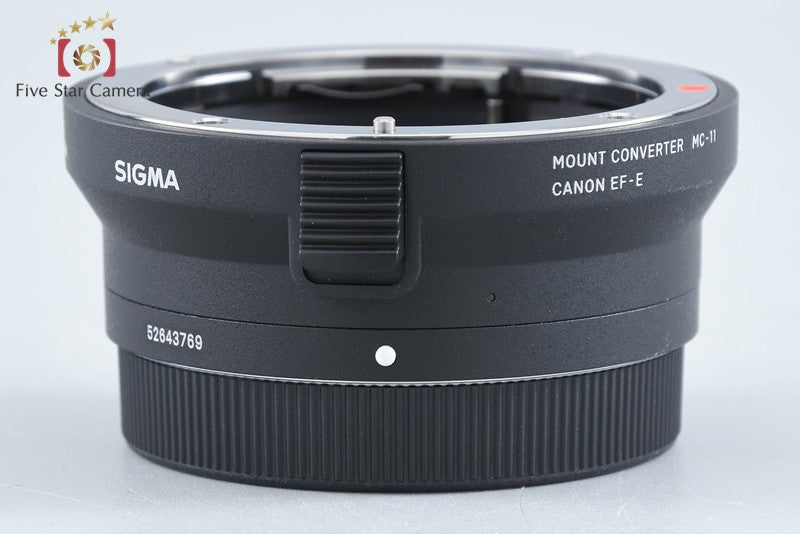 Sigma Mount Converter MC-11 for Canon EF-Mount Lens to Sony E Mount w/ Box