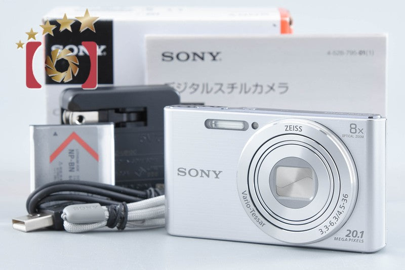 Sony Cyber-Shot DSC-W830 Silver 20.1 MP Digital Camera [Japanese Language Only]