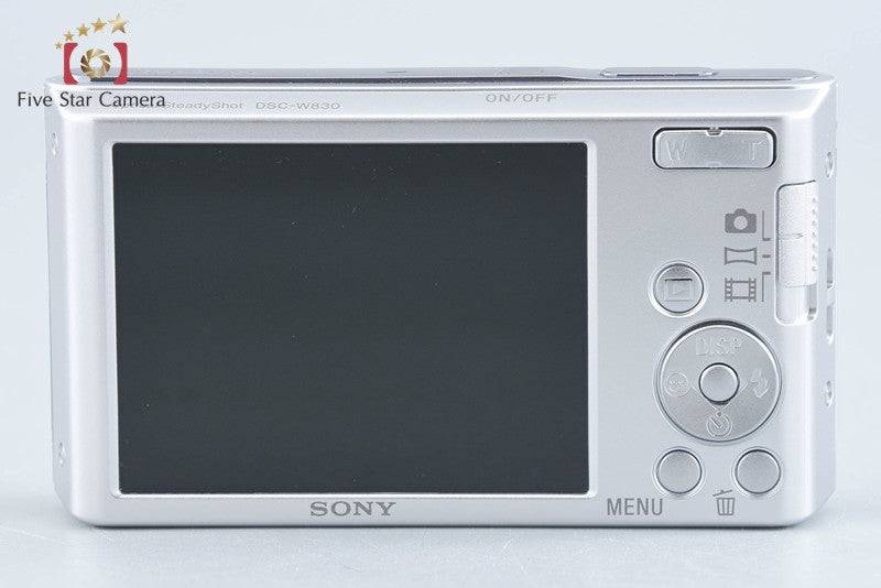 Sony Cyber-Shot DSC-W830 Silver 20.1 MP Digital Camera [Japanese Language Only]