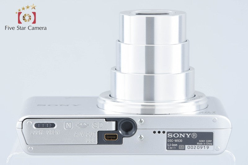 Sony Cyber-Shot DSC-W830 Silver 20.1 MP Digital Camera [Japanese Language Only]