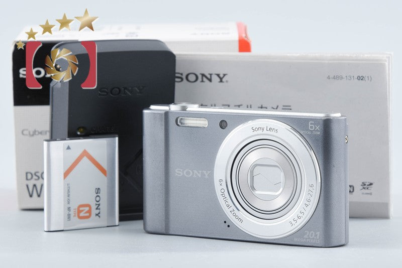 Sony Cyber-Shot DSC-W810 Silver 20.1 MP Digital Camera [Japanese Language Only]
