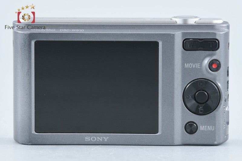 Sony Cyber-Shot DSC-W810 Silver 20.1 MP Digital Camera [Japanese Language Only]