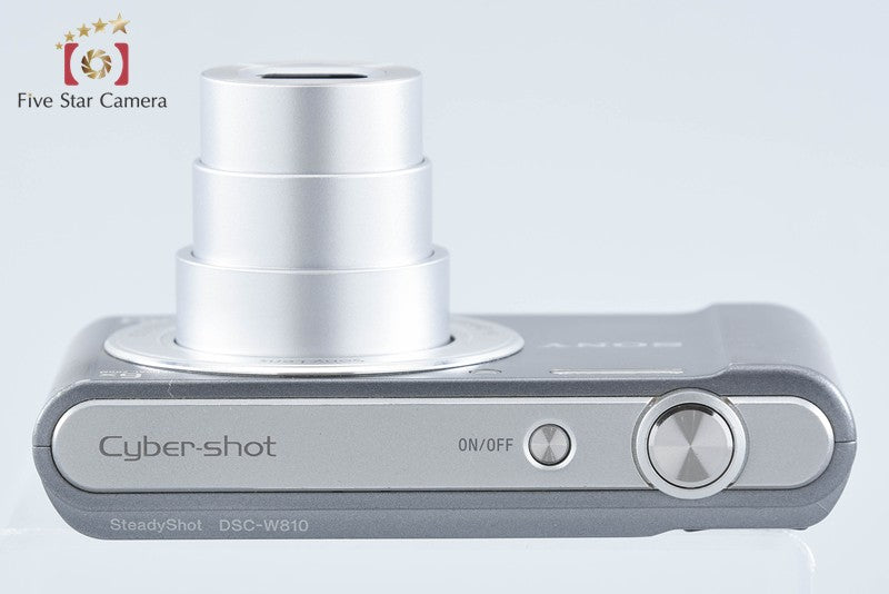 Sony Cyber-Shot DSC-W810 Silver 20.1 MP Digital Camera [Japanese Language Only]
