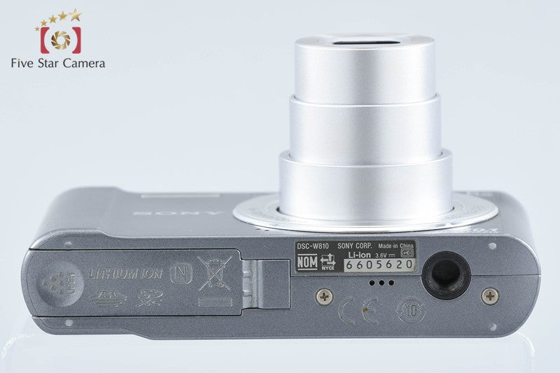 Sony Cyber-Shot DSC-W810 Silver 20.1 MP Digital Camera [Japanese Language Only]