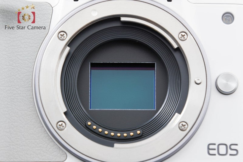 "Count 2,000" Canon EOS Kiss M / M50 White 24.0 MP 15-45 55-200 IS STM Lenses