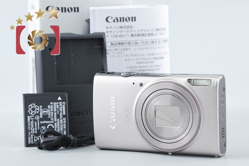 Canon IXY 650 Silver 20.0 MP Digital Camera w/ Box