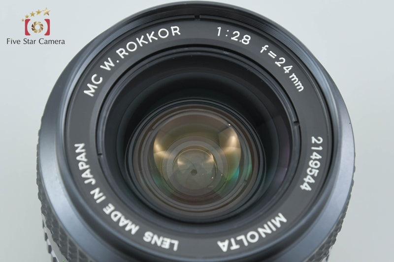 Minolta MC W.ROKKOR 24mm f/2.8 from Japan
