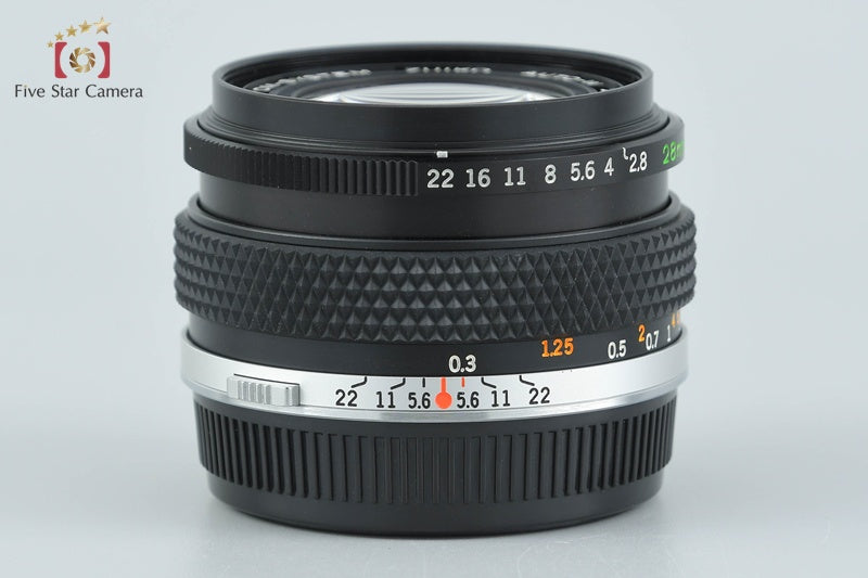 Olympus ZUIKO AUTO-W 28mm f/2.8 from Japan