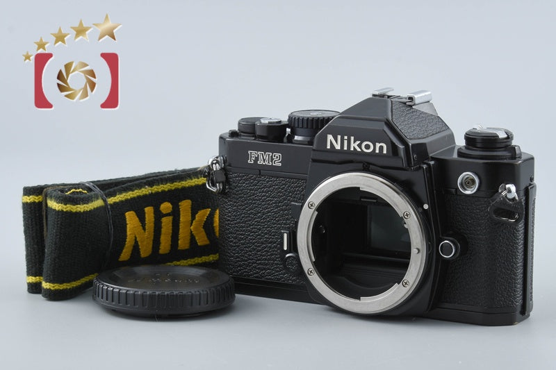 Nikon New FM2 FM2N Black Later Model 35mm SLR Film Camera w/ MF-16 Data Back