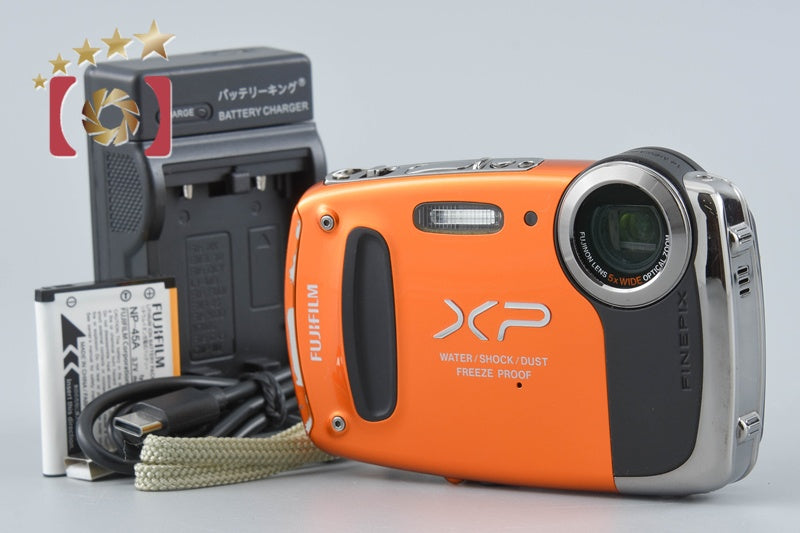 Fujifilm FINEPIX XP50 Orange 14.4 MP Digital Camera from Japan