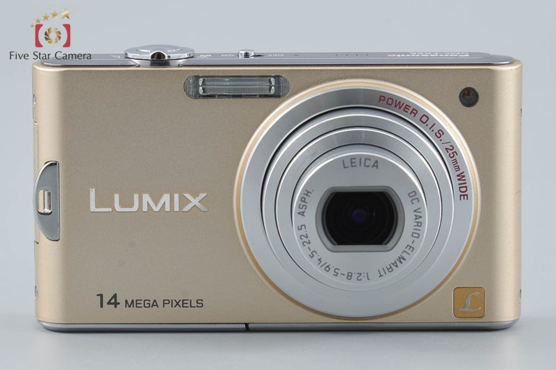 Panasonic LUMIX DMC-FX66 Gold 14.1 MP Digital Camera [Japanese Language Only]