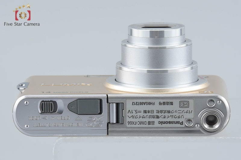 Panasonic LUMIX DMC-FX66 Gold 14.1 MP Digital Camera [Japanese Language Only]