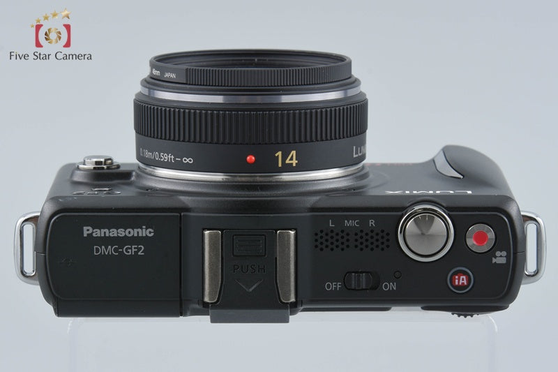 Panasonic LUMIX DMC-GF2 12.1 MP Esprit Black 14 Lens [Japanese Language Only]