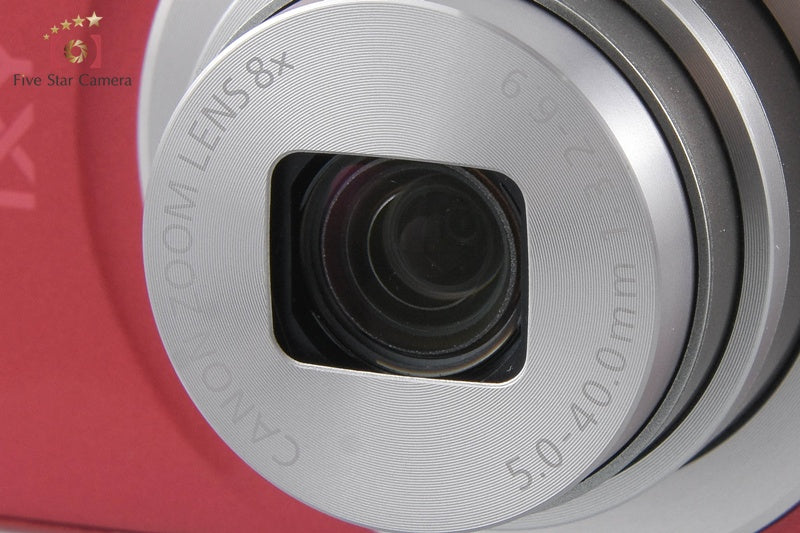 Canon IXY 200 Red 20.0 MP Digital Camera w/ Box from Japan
