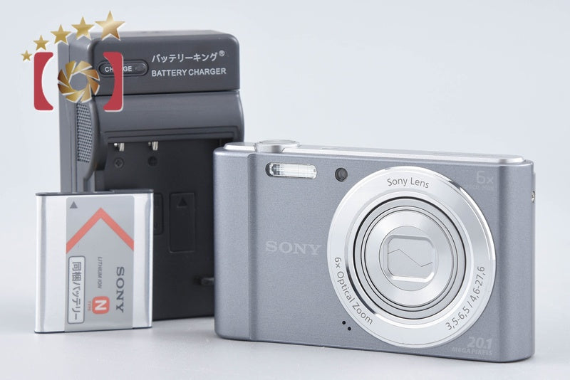 Sony Cyber-Shot DSC-W810 Silver 20.1 MP Digital Camera [Japanese Language Only]