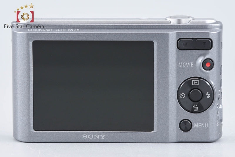 Sony Cyber-Shot DSC-W810 Silver 20.1 MP Digital Camera [Japanese Language Only]