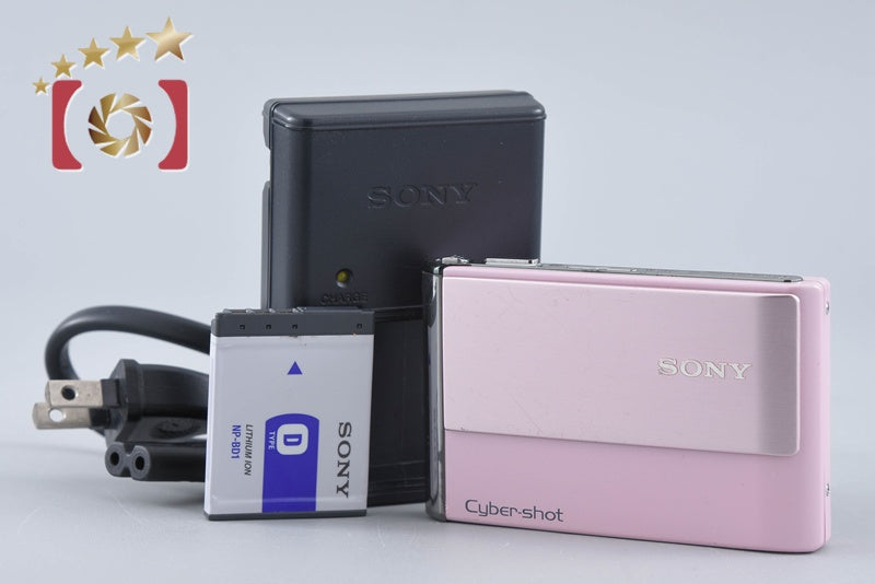 Sony Cyber-Shot DSC-T70 Pink 8.1 MP Digital Camera [Japanese Language Only]