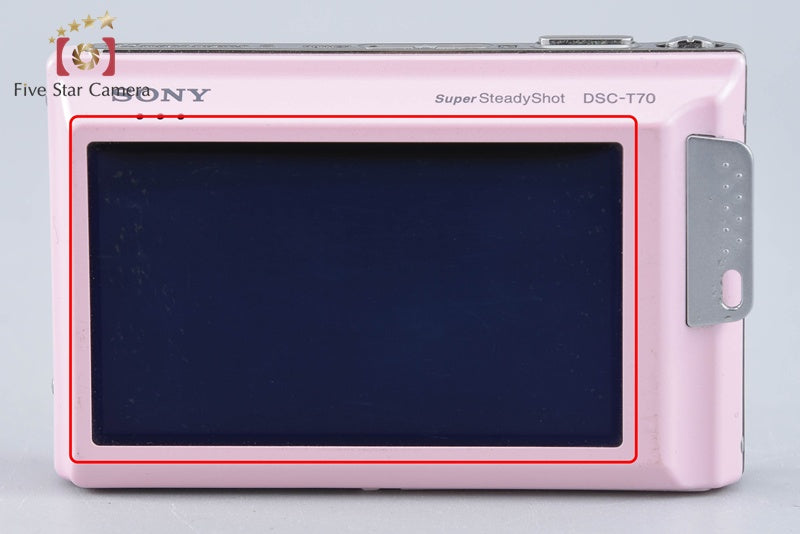 Sony Cyber-Shot DSC-T70 Pink 8.1 MP Digital Camera [Japanese Language Only]