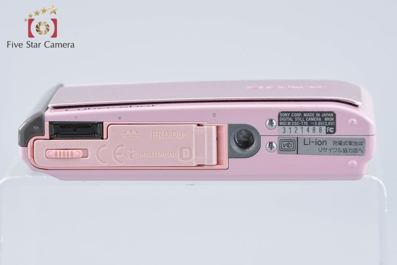 Sony Cyber-Shot DSC-T70 Pink 8.1 MP Digital Camera [Japanese Language Only]