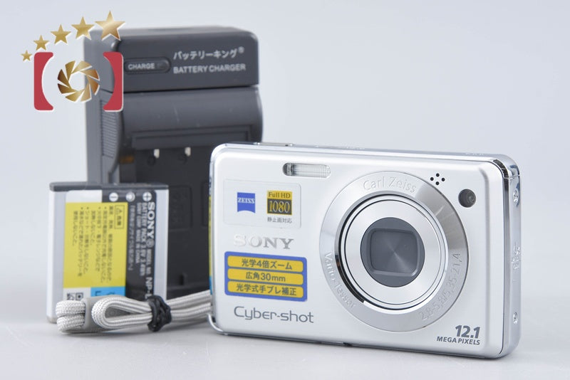 Sony Cyber-Shot DSC-W220 Silver 12.1 MP Digital Camera [Japanese Language Only]