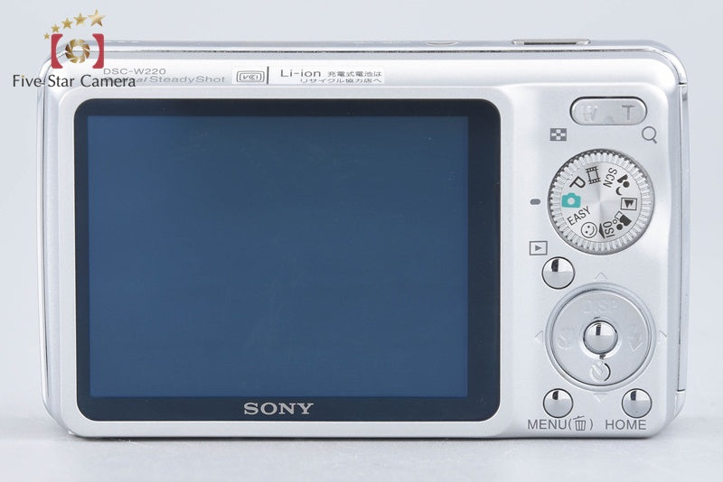 Sony Cyber-Shot DSC-W220 Silver 12.1 MP Digital Camera [Japanese Language Only]