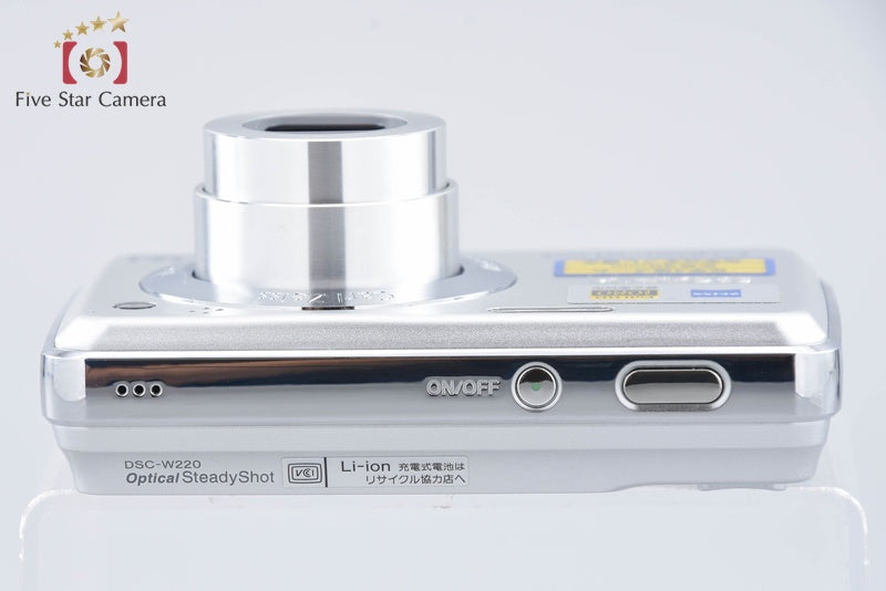 Sony Cyber-Shot DSC-W220 Silver 12.1 MP Digital Camera [Japanese Language Only]