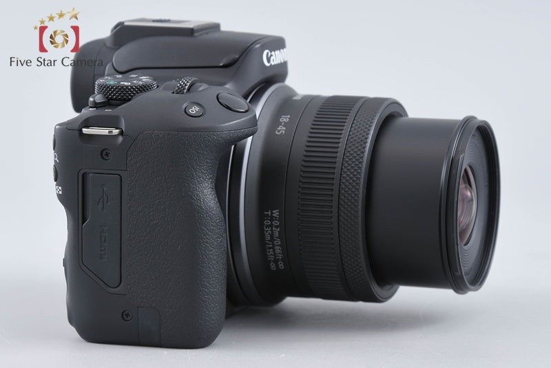"Count 1,000" Canon EOS R50 Black 24.2 MP RF-S 18-45 IS STM Lens