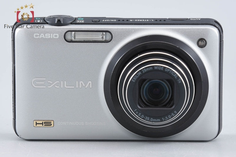 Casio HIGH SPEED EXILIM EX-ZR10 Silver 12.1 MP Digital Camera w/ Box from Japan