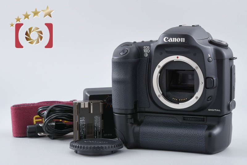 Canon EOS 10D 6.3 MP Digital SLR Camera + BG-ED3 Battery Grip from Japan