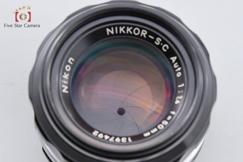 Nikon NIKKOR-S.C Auto 50mm f/1.4 Non Ai Lens from Japan