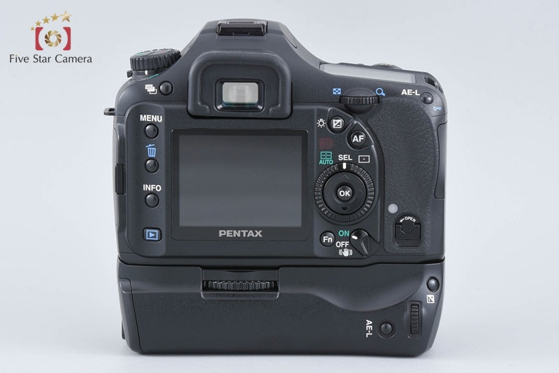 "Count 1,392" PENTAX K10D 10.2 MP DSLR Camera 18-55 Lens w/ D-BG2 Battery Grip