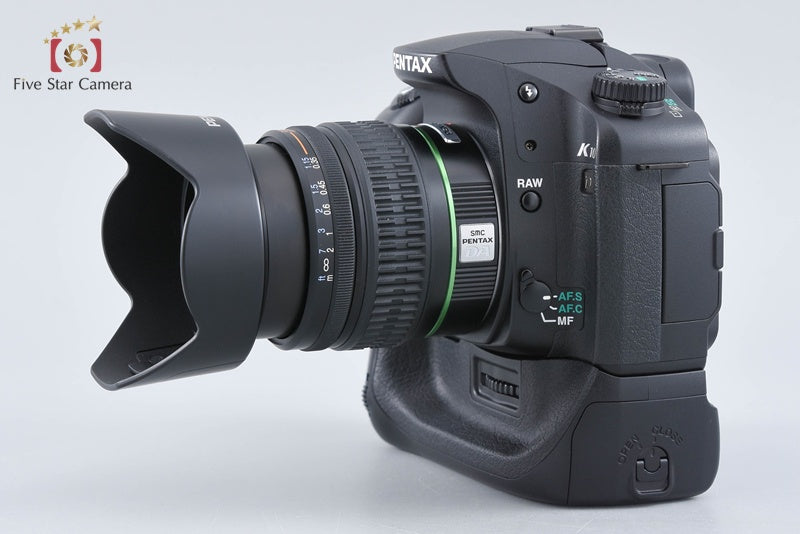"Count 1,392" PENTAX K10D 10.2 MP DSLR Camera 18-55 Lens w/ D-BG2 Battery Grip