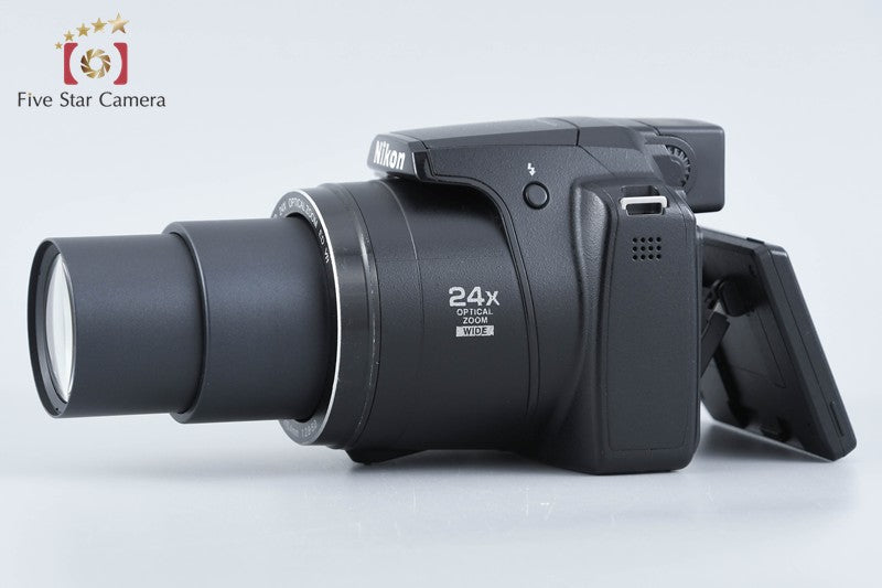 Nikon COOLPIX P90 Black 12.1 MP Digital Camera w/ Box from Japan