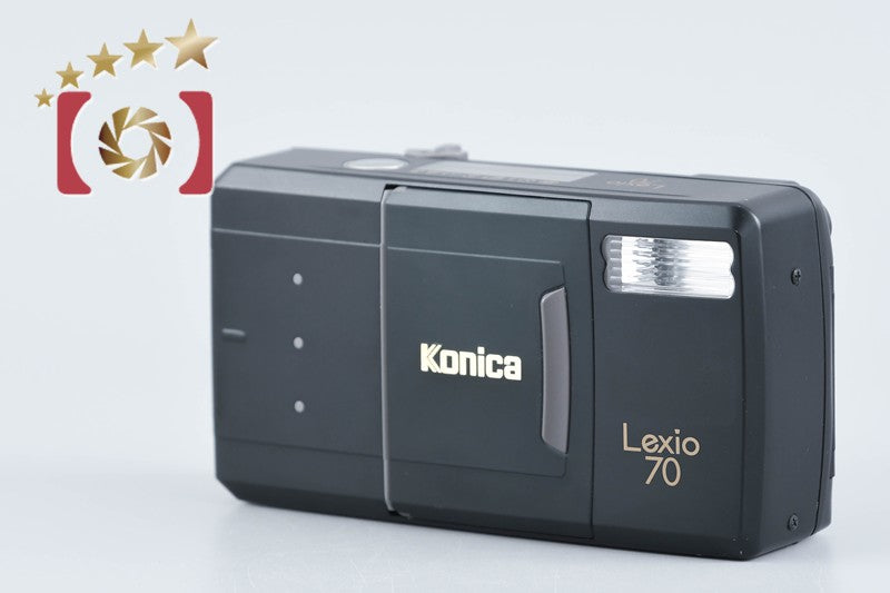 Konica Lexio 70 Black Edition 35mm Point & Shoot Film Camera from Japan