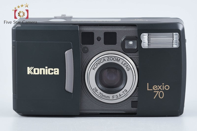 Konica Lexio 70 Black Edition 35mm Point & Shoot Film Camera from Japan