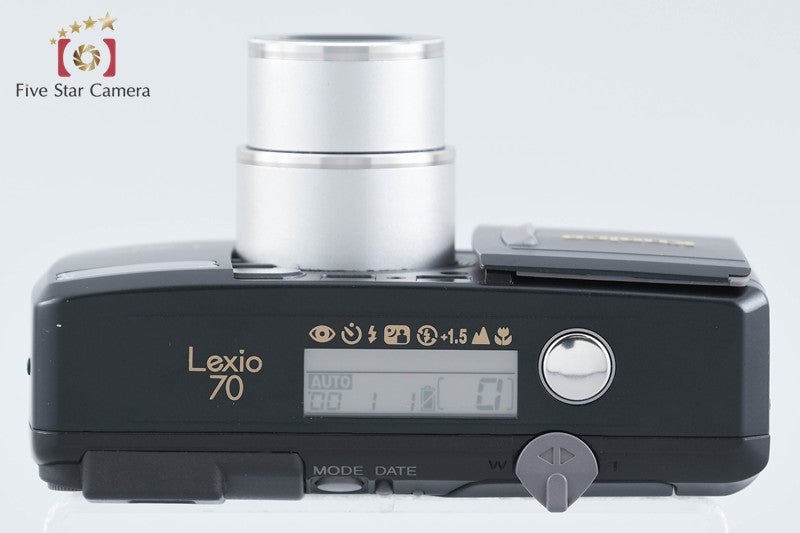 Konica Lexio 70 Black Edition 35mm Point & Shoot Film Camera from Japan