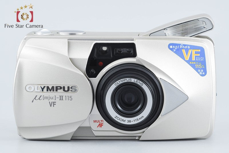 Olympus μ[mju:]-II 115VF Champagne Gold 35mm Point&Shoot Film Camera from Japan