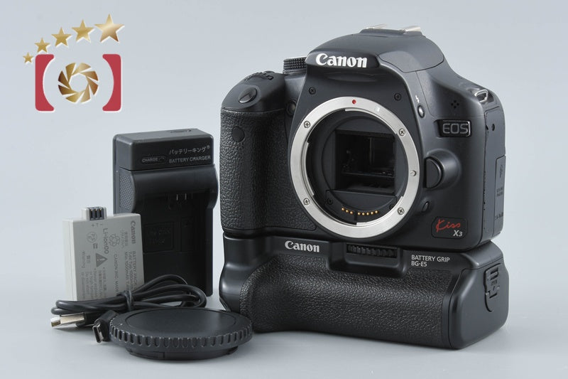 Canon EOS Kiss X3 / Rebel T1i / 500D 15.1 MP + BG-E5 Battery Grip from Japan