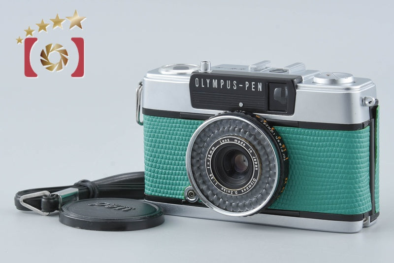 Olympus PEN EE-3 Light Green 35mm Film Camera D.Zuiko 28mm f/3.5 from Japan