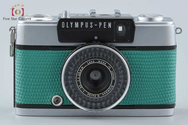 Olympus PEN EE-3 Light Green 35mm Film Camera D.Zuiko 28mm f/3.5 from Japan