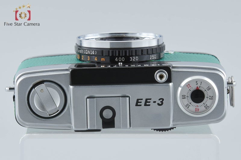 Olympus PEN EE-3 Light Green 35mm Film Camera D.Zuiko 28mm f/3.5 from Japan