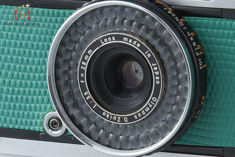 Olympus PEN EE-3 Light Green 35mm Film Camera D.Zuiko 28mm f/3.5 from Japan
