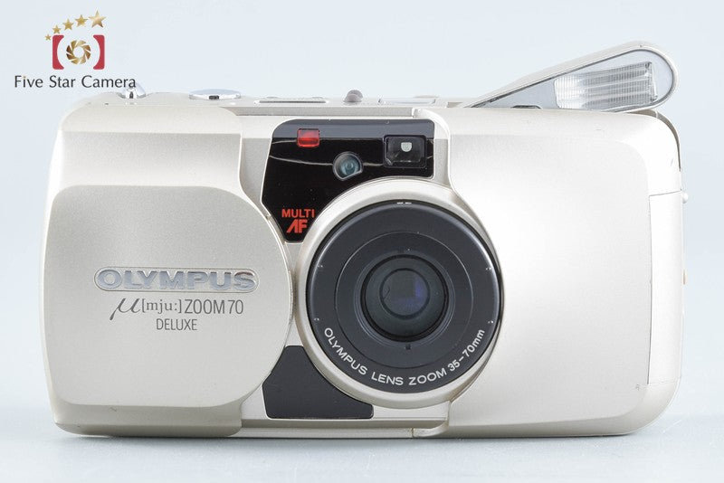 Olympus μ[mju:] ZOOM 70 DELUXE 35mm Point & Shoot Film Camera from Japan