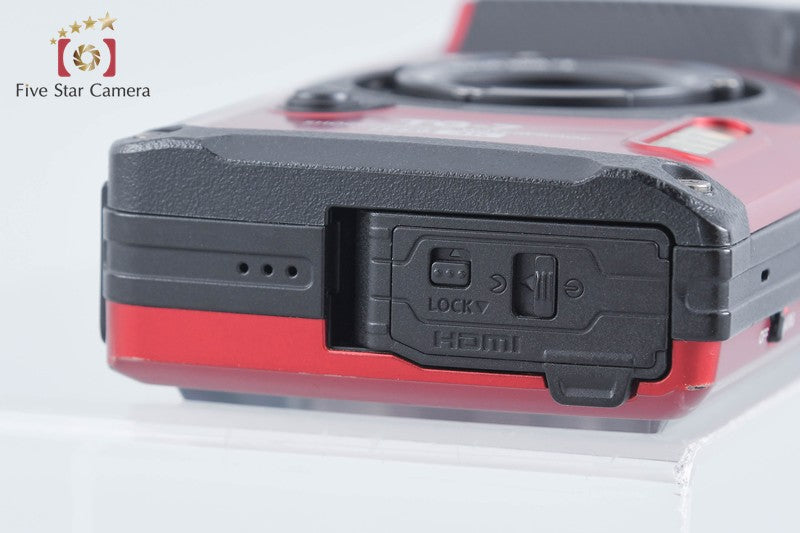 OM SYSTEM Olympus Tough TG-7 Red 12.0 MP Digital Camera w/ Box from Japan