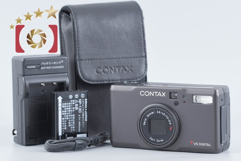 CONTAX TVS DIGITAL Titanium Black 5.0 MP Digital Camera from Japan